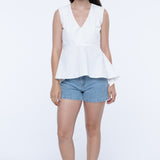 Megan Peplum Top