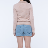Claudia Intarsia Merino Cardigan