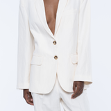 Joleen Linen Tailored Jacket